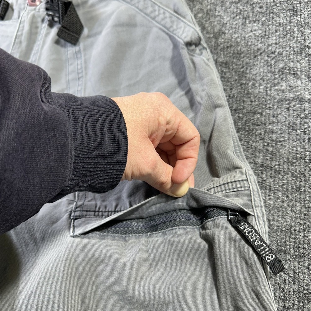 Vintage Billabong Military Cargo Pants 28x30 Gray OG 107 Utility Wide Baggy 90's - Picture 13 of 16